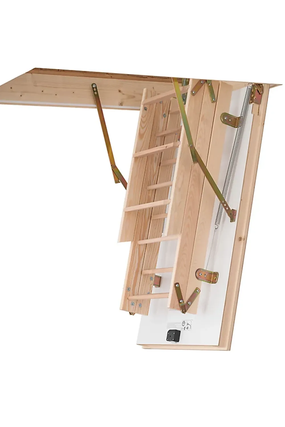 Mac Allister Escalier escamotable haute qualité isolation supérieure (échelle 3 plans 12 marches 120x60)- Escalier Escamotable