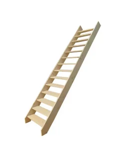 Woodup Escalier Droit<Escalier Gain De Place Aulac Kit Recoupable65 Sans Rampe H Sol Sol 280 Cm
