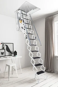 Matisere Escalier Escamotable<Escalier Grenier Electrique - Trappe 70x120cm - Hauteur 2.76 à 3.05m - ACI-THE300B/120X70