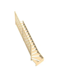Woodup Escalier Quart Tournant<Escalier Quart Tournant Cuvillat Kit Recoupable Bas à Gauche Sans Contremarche H Sol Sol 280 Cm