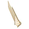 Woodup Escalier Quart Tournant Ceigne Kit Recoupable Bas à Gauche Sans Contremarche H Sol Sol 280 Cm- Escalier Quart Tournant