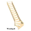 Woodup Escalier Quart Tournant<Escalier Quart Tournant Molede 280 Cm Kit Recoupable Bas à Gauche Sans Contremarche H Sol Sol 280 Cm
