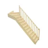 Woodup Escalier Quart Tournant<Escalier Quart Tournant Neronne Kit Recoupable Haut à Droite Avec Contremarches H Sol Sol 280 Cm