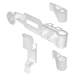 Tirard Volet Battant<Espagnolette, Kit complet, Blanc, Composite, pour Volet Battant, Ferrure de Volet