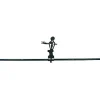 Afbat Espagnolette ronde complète acier noir h.2400 mm- Volet Battant