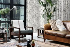 Estahome Papier Peint<papier peint troncs de bouleau gris chaud clair - 53 cm x 10.05 m - 138889