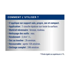 Ripolin Etanchéité avant carrelage intérieur mat 2,5L- Ragréage Et Primaire Pour Carrelage