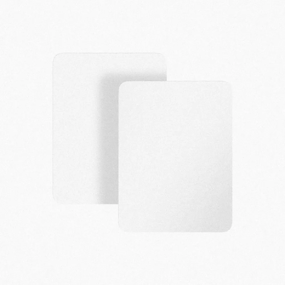 Tasseau Bois|Tasseau Décoratif<Extrémité adhésive vinyle blanche pour lamelle 3 x 4 cm