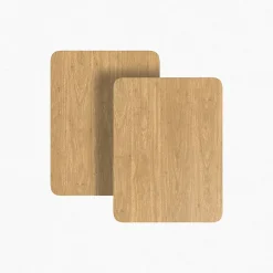 Extrémité adhésive vinyle imitation chêne pour lamelle 3 x 4 cm- Tasseau Bois|Lambris Mural
