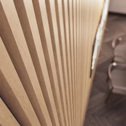 Extrémité adhésive vinyle imitation chêne pour lamelle 3 x 4 cm- Tasseau Bois|Lambris Mural
