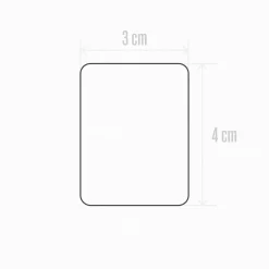 Extrémité adhésive vinyle imitation chêne pour lamelle 3 x 4 cm- Tasseau Bois|Lambris Mural