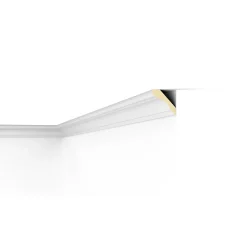 Decoflair Moulure Et Rosace De Plafond<F11 Moulure de plafond Polyuréthane 70 x 70 x 2000 - 1 pièce