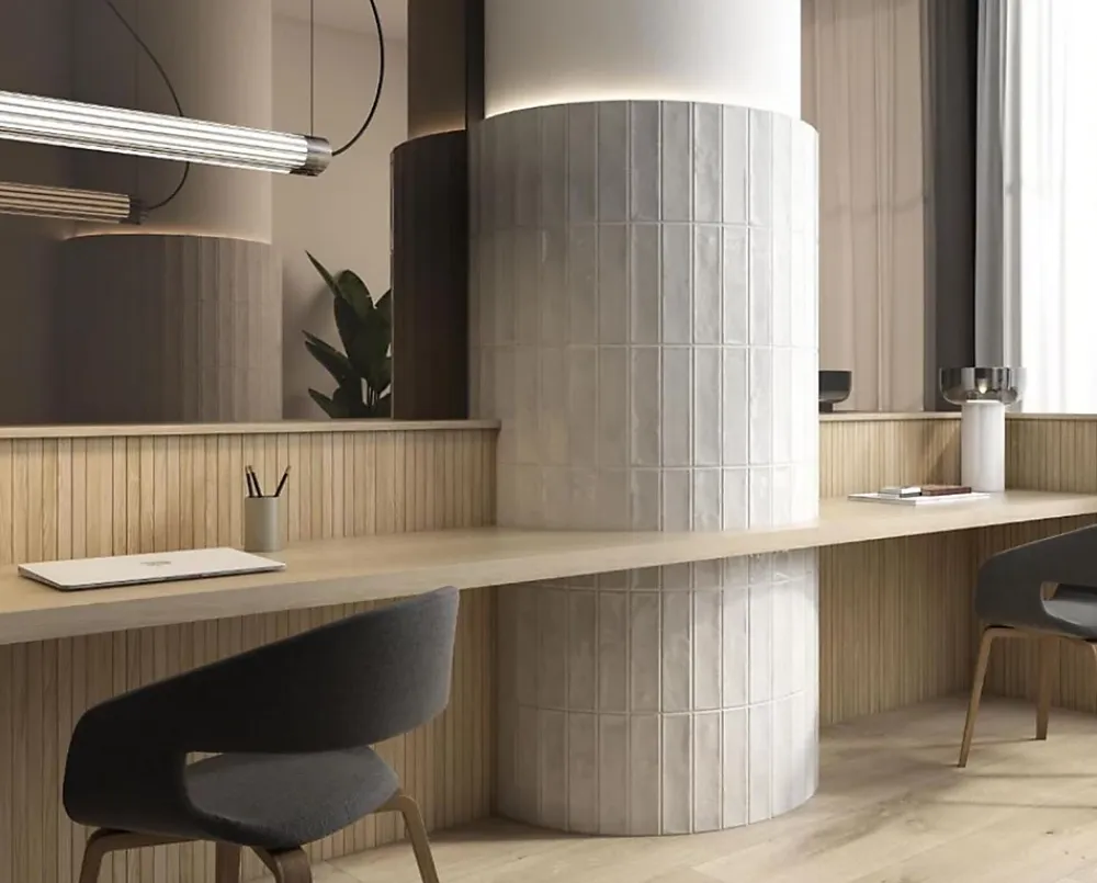 Pamesa Faïence effet bois ORDESA ROBLE 33,3x100 cm - 33,3x100 cm - Ordesa Roble - Finition Mate- Faïence Pour Douche|Faïence Pour Cuisine