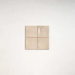 Les Carreaux De Jean  Faïence Pour Cuisine|Faïence Pour Salle De Bains<Faïence Effet Zellige Beige CHAOUEN 10x10 Cream - Les Carreaux de Jean