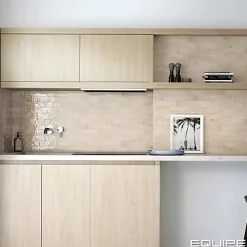 Gioia Materia Faïence Effet Zellige Beige MANACOR 6,5x40 beige - Les Carreaux de Jean- Faïence Pour Cuisine