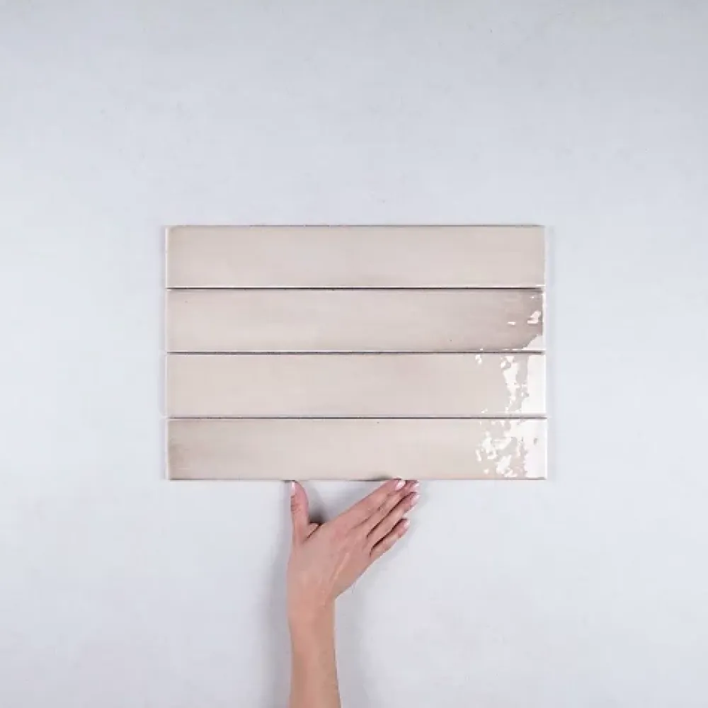 Gioia Materia Faïence Effet Zellige Beige MANACOR 6,5x40 beige - Les Carreaux de Jean- Faïence Pour Cuisine
