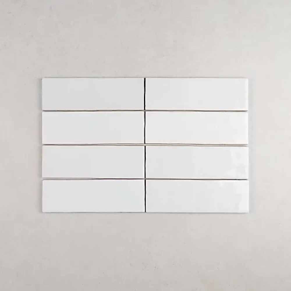 Gioia Materia Faïence Pour Cuisine<Faïence Effet Zellige Blanc ARTISAN 6.5x20 White - Les Carreaux de Jean