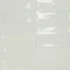 Gioia Materia Faïence Effet Zellige Blanc VILLAGE 6,5x20 White - LES CARREAUX DE JEAN- Faïence Pour Douche|Faïence Pour Cuisine