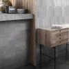 Gioia Materia Faïence Effet Zellige Gris ARTISAN 6.5x20 Alabaster - Les Carreaux de Jean- Faïence Pour Salle De Bains