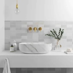 Les Carreaux De Jean  Faïence Pour Cuisine<Faïence Effet Zellige Gris FEZ Brillant 6,2x12,5 Grey - Les Carreaux de Jean