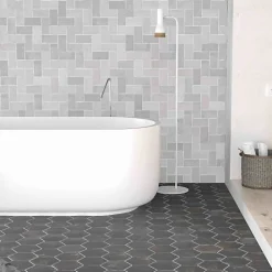 Les Carreaux De Jean  Faïence Pour Cuisine<Faïence Effet Zellige Gris FEZ Brillant 6,2x12,5 Grey - Les Carreaux de Jean