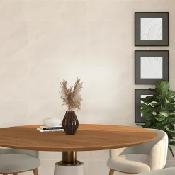 Baldocer Faïence murale beige effet marbre brillant L.90 x l.30 cm x ép.10,5 mm, Balmoral- Faïence Effet Marbre|Carrelage Mural Effet Marbre