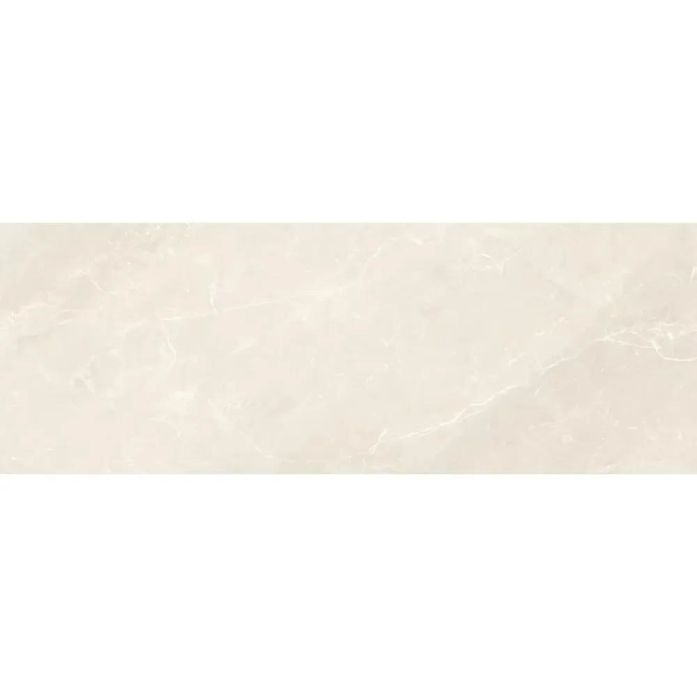 Baldocer Faïence murale beige effet marbre brillant L.90 x l.30 cm x ép.10,5 mm, Balmoral- Faïence Effet Marbre|Carrelage Mural Effet Marbre