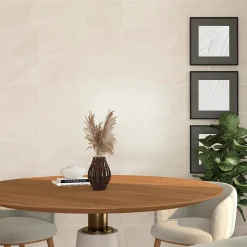 Baldocer Faïence murale beige effet marbre brillant L.90 x l.30 cm x ép.10,5 mm, Balmoral- Faïence Effet Marbre|Carrelage Mural Effet Marbre