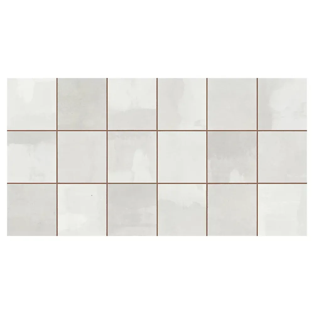 Ecoceramic Faïence murale blanc brillant texturé L.60 x l.31,6 cm x ép.9 mm, Soul- Faïence Unie|Faïence Pour Wc