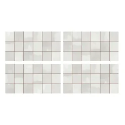Ecoceramic Faïence murale blanc brillant texturé L.60 x l.31,6 cm x ép.9 mm, Soul- Faïence Unie|Faïence Pour Wc