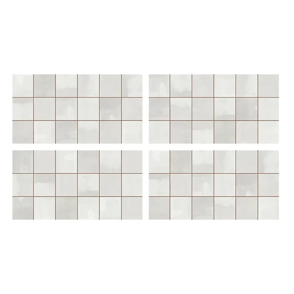 Ecoceramic Faïence murale blanc brillant texturé L.60 x l.31,6 cm x ép.9 mm, Soul- Faïence Unie|Faïence Pour Wc