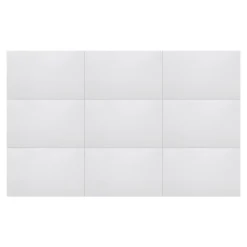 GoodHome Faïence murale blanc mat L.40 x l.25 cm x ép.8,3 mm, Alexandrina- Carrelage Mural Pour Douche|Carrelage Mural Pour Cuisine