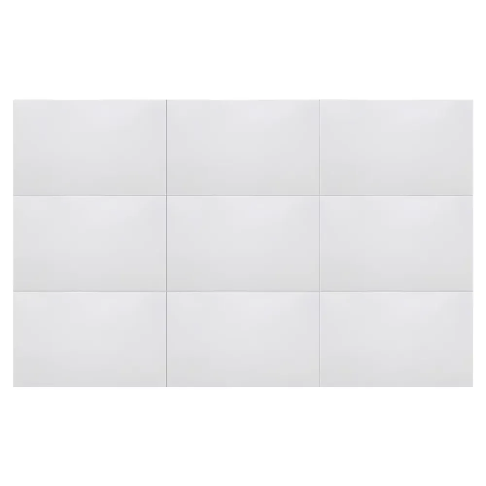 GoodHome Faïence murale blanc mat L.40 x l.25 cm x ép.8,3 mm, Alexandrina- Carrelage Mural Pour Douche|Carrelage Mural Pour Cuisine