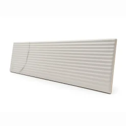 Faïence murale décor linéaire effet marbre blanc calacatta mat L.30 x l.7 cm, Minerra- Faïence Effet Marbre|Carrelage Mural Effet Marbre