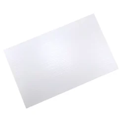 GoodHome Carrelage Mural Pour Douche|Faïence Unie<Faïence murale décor relief linéaire blanc L.40 x l.25 cm x ép.8,3 mm, Alexandrina