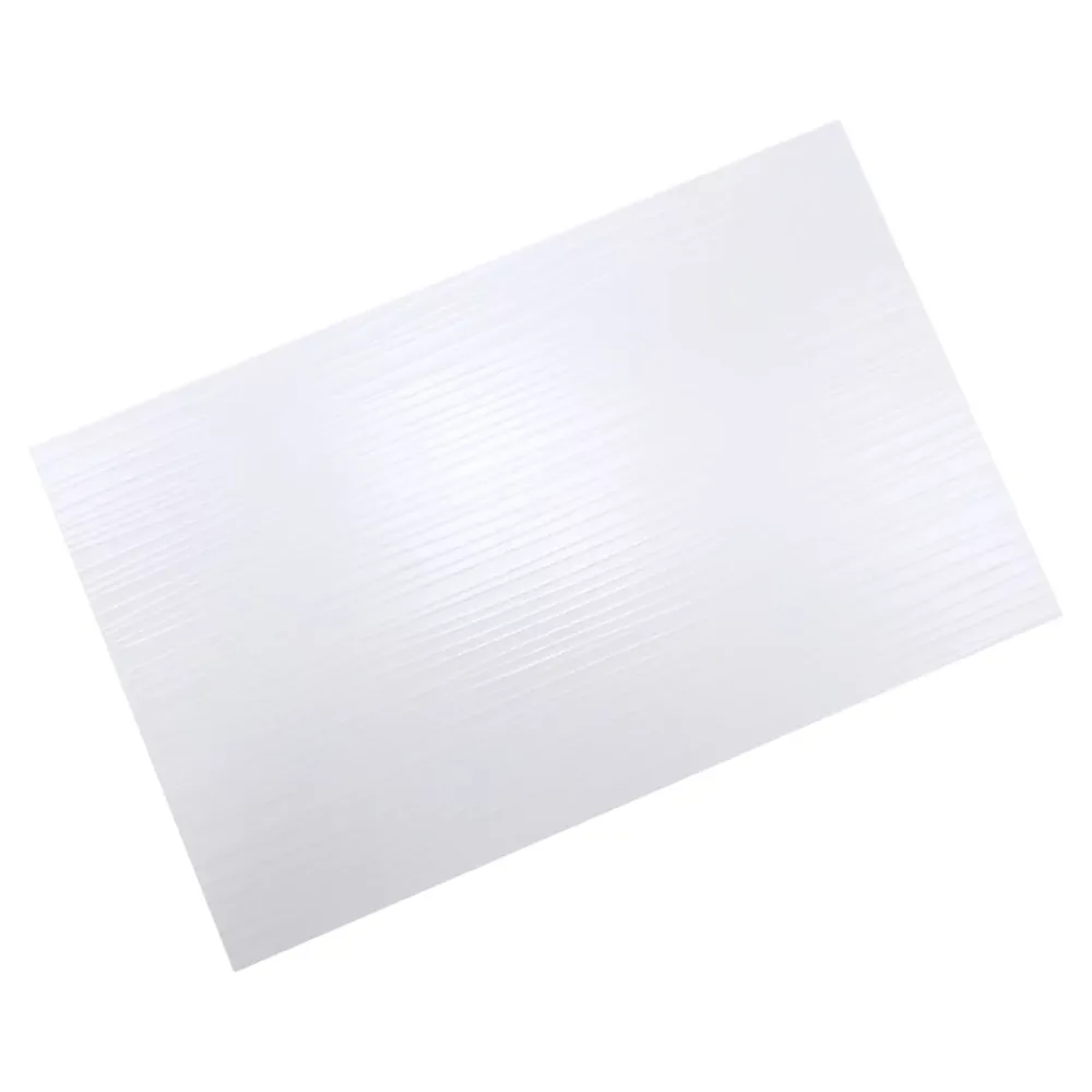 GoodHome Carrelage Mural Pour Douche|Faïence Unie<Faïence murale décor relief linéaire blanc L.40 x l.25 cm x ép.8,3 mm, Alexandrina