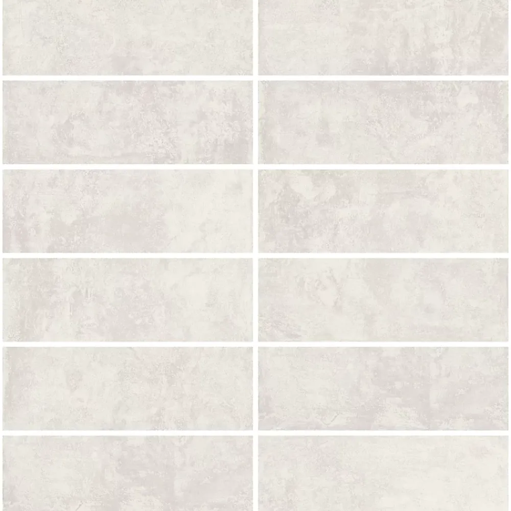 Faïence murale effet béton blanc L.90 x l.30cm x ép.10 mm, Brush- Faïence Effet Béton|Faïence Pour Douche