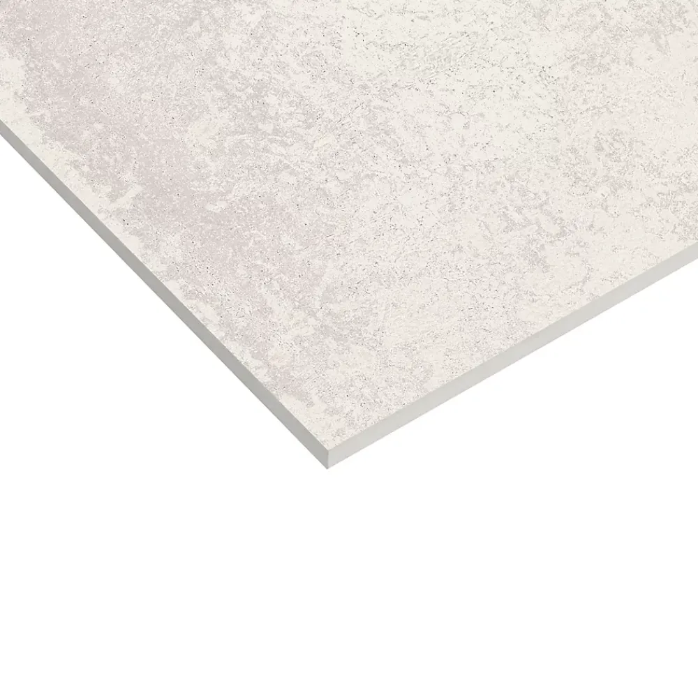 Faïence murale effet béton blanc L.90 x l.30cm x ép.10 mm, Brush- Faïence Effet Béton|Faïence Pour Douche