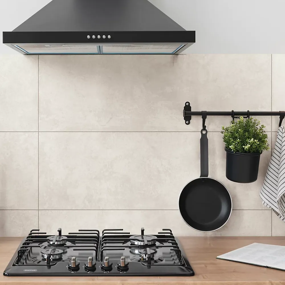 Faïence murale effet béton blanc L.90 x l.30cm x ép.10 mm, Brush- Faïence Effet Béton|Faïence Pour Douche