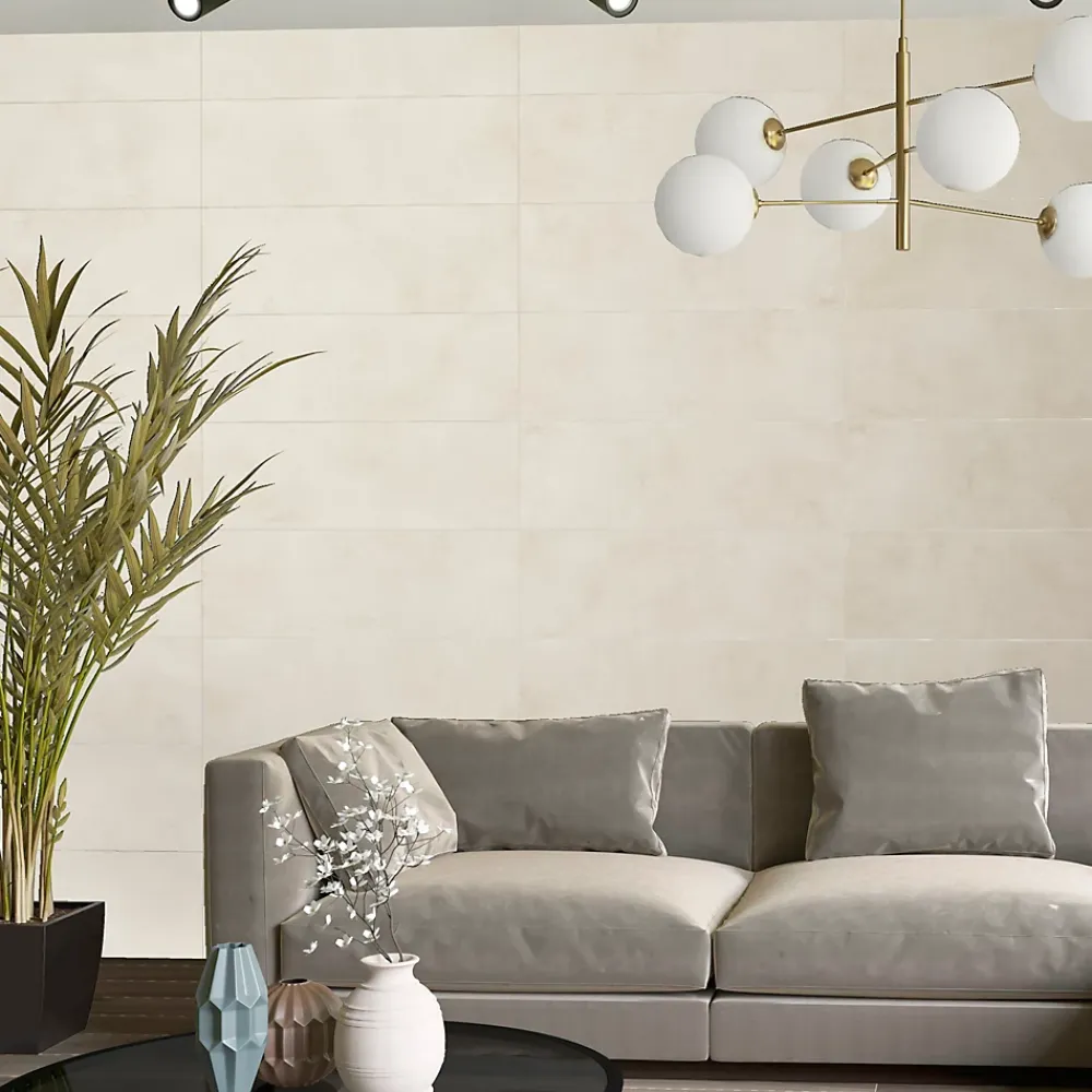 Baldocer Faïence Effet Béton|Faïence Pour Douche<Faïence murale effet béton beige mat L.90 x l.30 cm x ép.10,5 mm, Unik