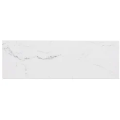 GoodHome Carrelage Mural Pour Douche|Carrelage Mural Pour Wc<Faïence murale effet marbre blanc L.60 x l.20 cm x ép.9,4 mm, Aruma