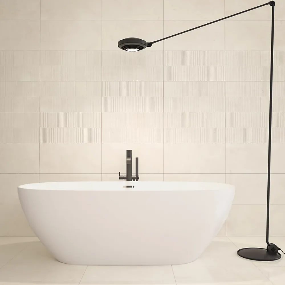 Ecoceramic Faïence murale effet marbre beige brillant L.60 x l.30 cm x ép.7 mm, Celena- Faïence Effet Marbre|Faïence Pour Pièce À Vivre