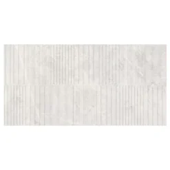 Ecoceramic Faïence Pour Douche|Faïence Effet Marbre<Faïence murale effet marbre gris brillant décor texturé L.60 x l.30 cm x ép.7 mm, Celena