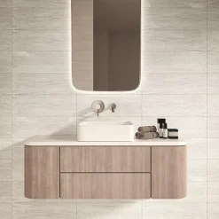 Ecoceramic Faïence Effet Pierre|Carrelage Mural Pour Pièce À Vivre<Faïence murale effet pierre blanc mat L.60 x l.20 cm x ép.9,5 mm, Althea