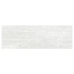 Ecoceramic Faïence murale effet pierre blanc mat décor texturé L.60 x l.20 cm x ép.9,5 mm, Althea- Faïence Effet Pierre|Faïence Pour Douche