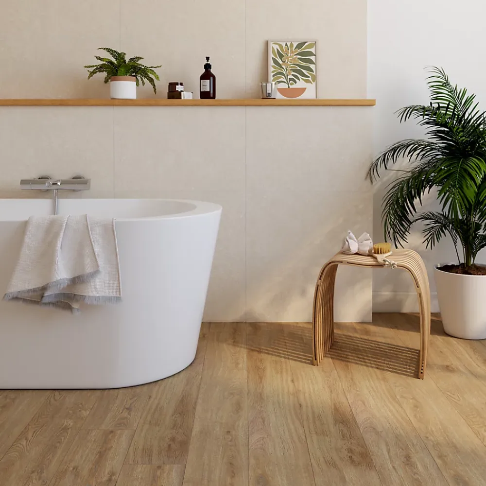 Azulejos Benadresa Faïence murale effet pierre ivoire mat L.60 x l.30 cm x ép.9 mm, Urano- Faïence Effet Pierre|Faïence Pour Douche