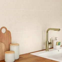Azulejos Benadresa Faïence murale effet pierre ivoire mat L.60 x l.30 cm x ép.9 mm, Urano- Faïence Effet Pierre|Faïence Pour Douche