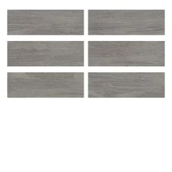Ecoceramic Faïence Effet Pierre|Carrelage Mural Effet Pierre<Faïence murale effet pierre gris mat décor texturé L.60 x l.20 cm x ép.9,5 mm, Althea