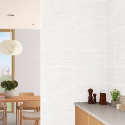 Azulejos Benadresa Faïence murale effet pierre texturée blanc mat L.60 x l.30 cm x ép.9 mm, Urano- Faïence Effet Pierre|Carrelage Mural Pour Pièce À Vivre