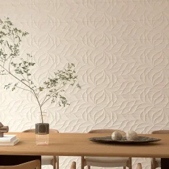 Azulejos Benadresa Faïence Effet Pierre|Carrelage Mural Pour Douche<Faïence murale effet pierre beige mat décor feuille L.90 x l.30 cm x ép.10,5 mm, Avenue